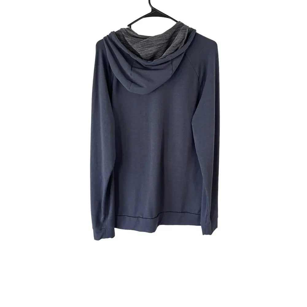 Nike‎ Men's Size Medium Blue Running Zip Up Soft Sweater